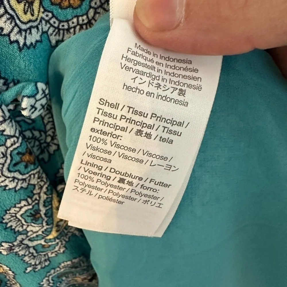 J.Crew Drapey Puff Sleeve Maxi Dress in Paisley Bunch 00